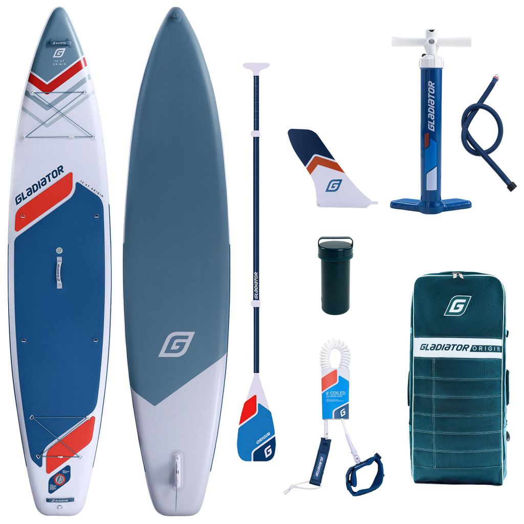 Gladiator ORIGIN 12'6 Touring SUP Board 2026 aufblasbar Komplettset