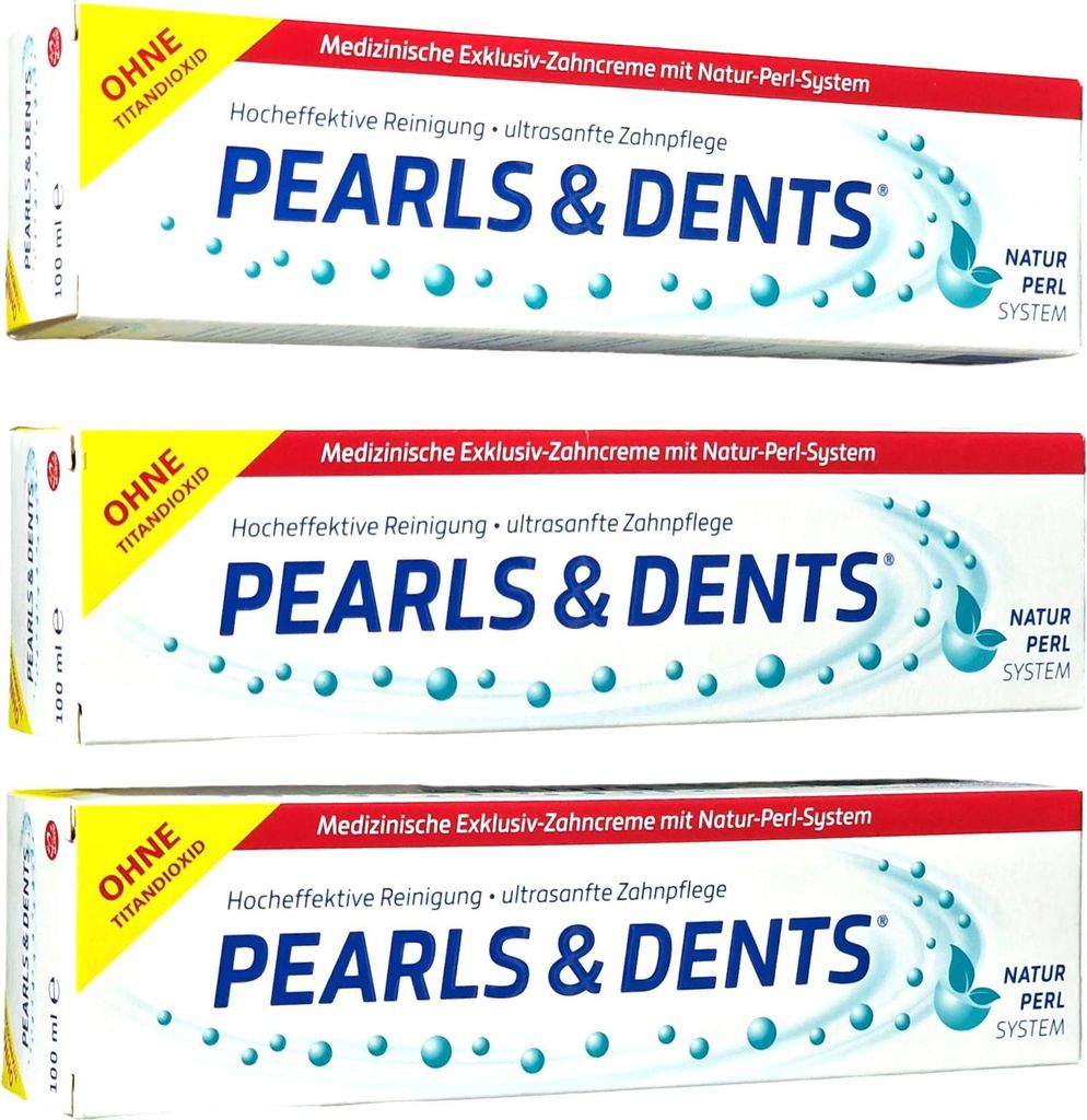 3x Pearls & Dents Multiplex Zahncreme 3x 100ml