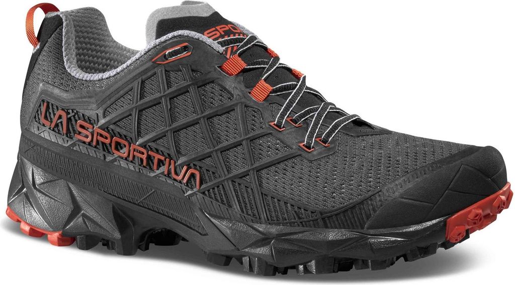 La Sportiva Akyra II Multifunktionsschuhe Herren Carbon/Cherry Tomato 41.5