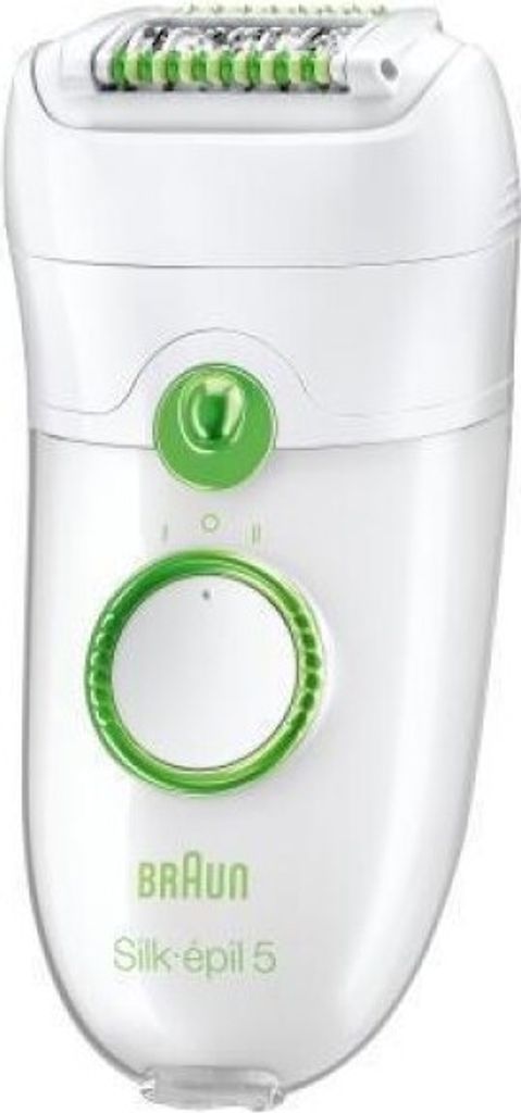 Braun Silk-epil 5 - 5780 Legs, Body & Face Epilierer weiss/grün