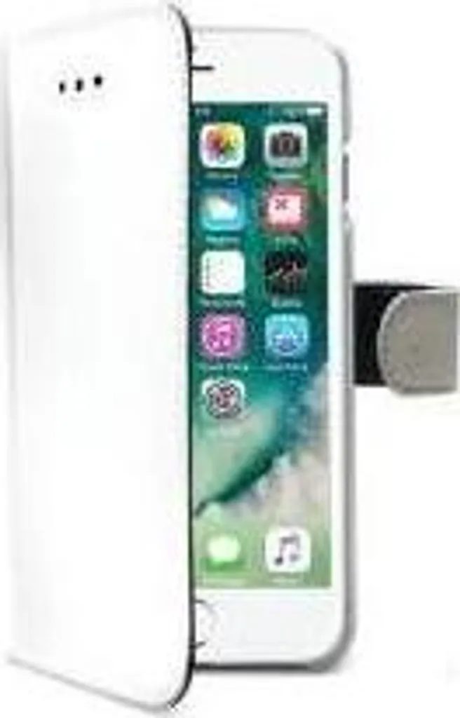 Celly WALLY801WH Cover per iPhone 7 Plus A1661 A1784 - Bianca