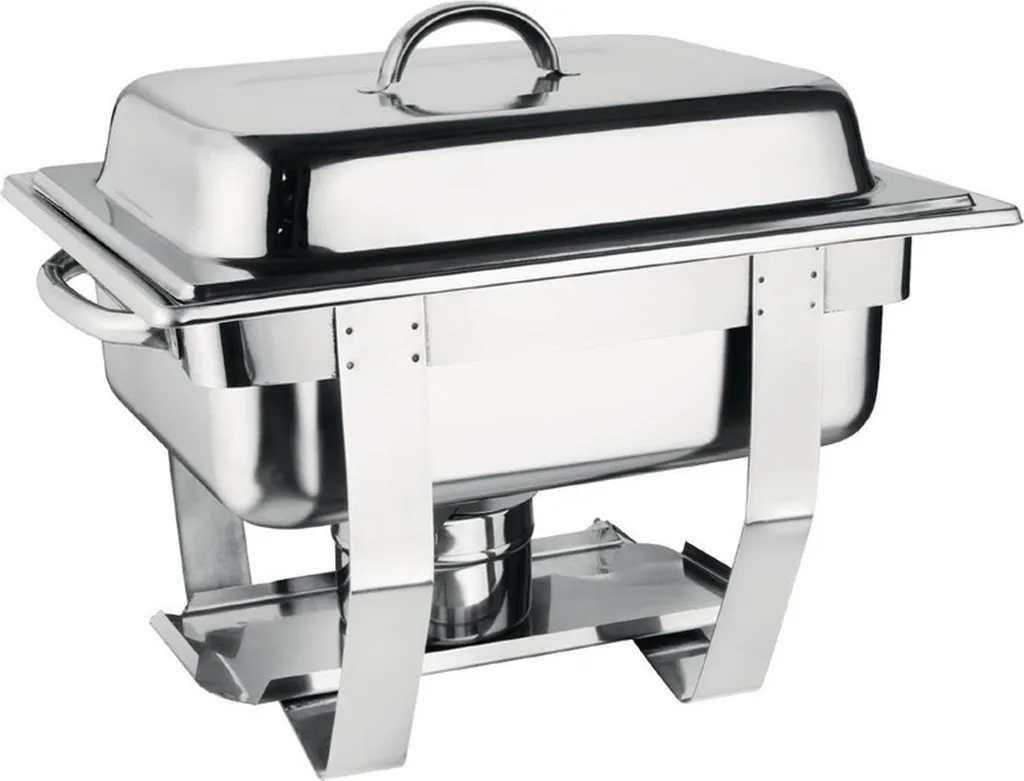 Chafing Dish Olympia Milan 3,7 Litres en Acier Inox pour Buffet Chaud