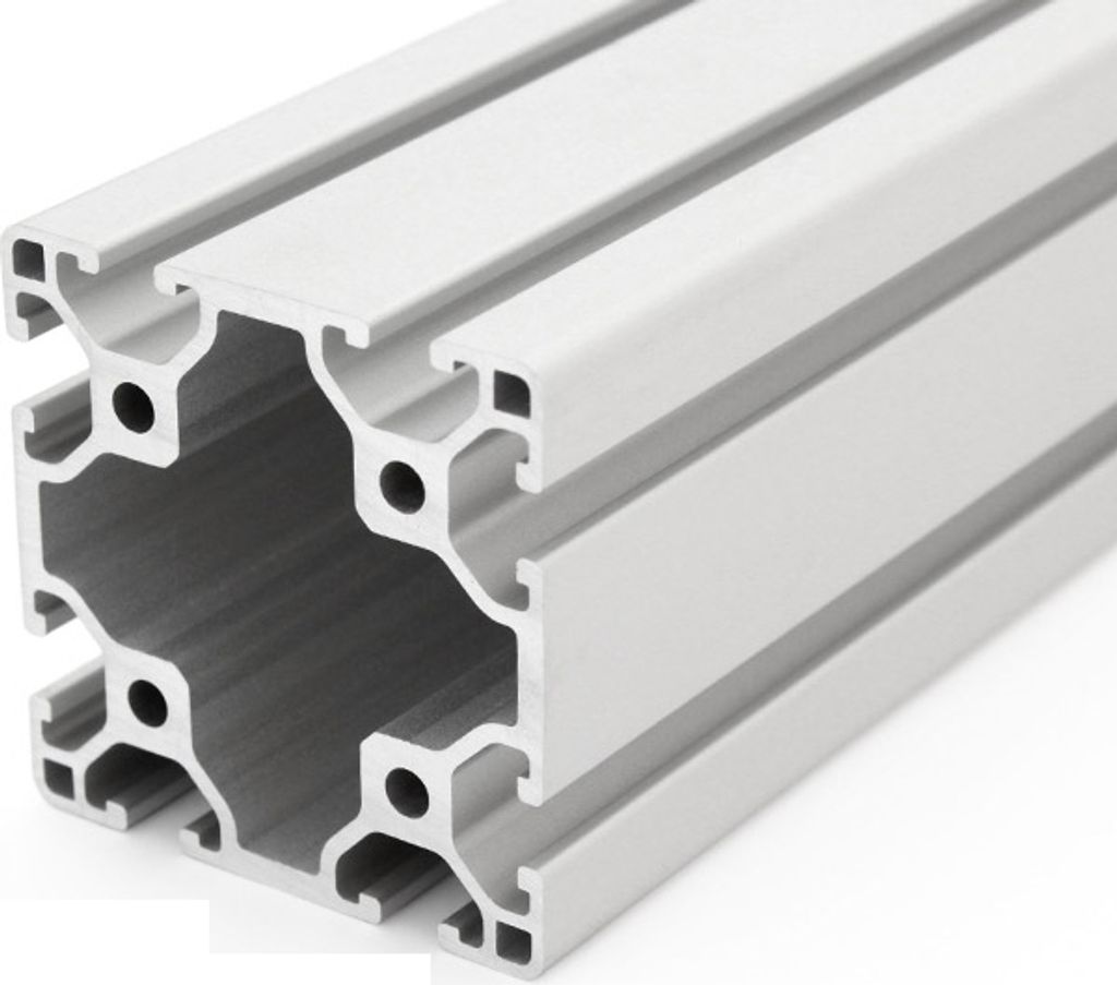 Länge 1770mm - Aluminiumprofil 60x60L I-Typ Nut 6 (leicht), silber eloxiert. Aluminium Profil 60x60 Alu Profil 60 x 60 Montage- Systemprofil