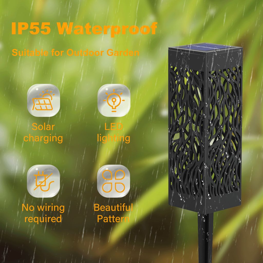 Speed 12x LED Solarlampe Solarleuchte Gartenlicht Produktbild 3