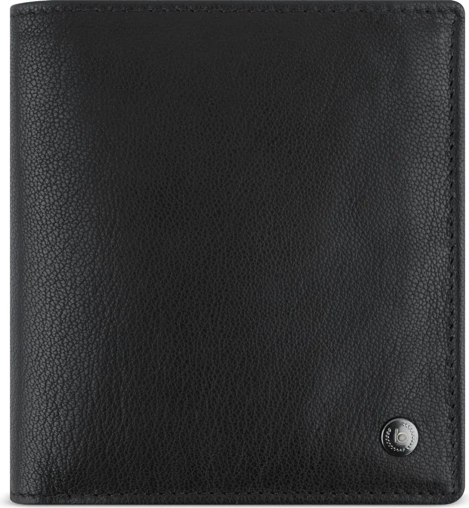 Bugatti Black Magic Wallet - Portafoglio Verticale Pelle RFID Nero