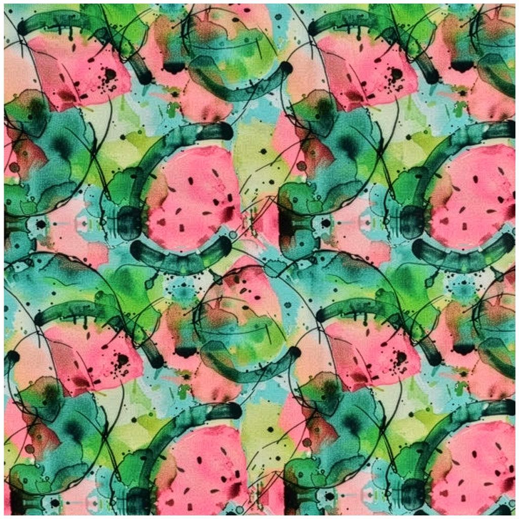 Jersey Stoff Wassermelonen Baumwolljersey Digitaldruck  150 Produktbild 