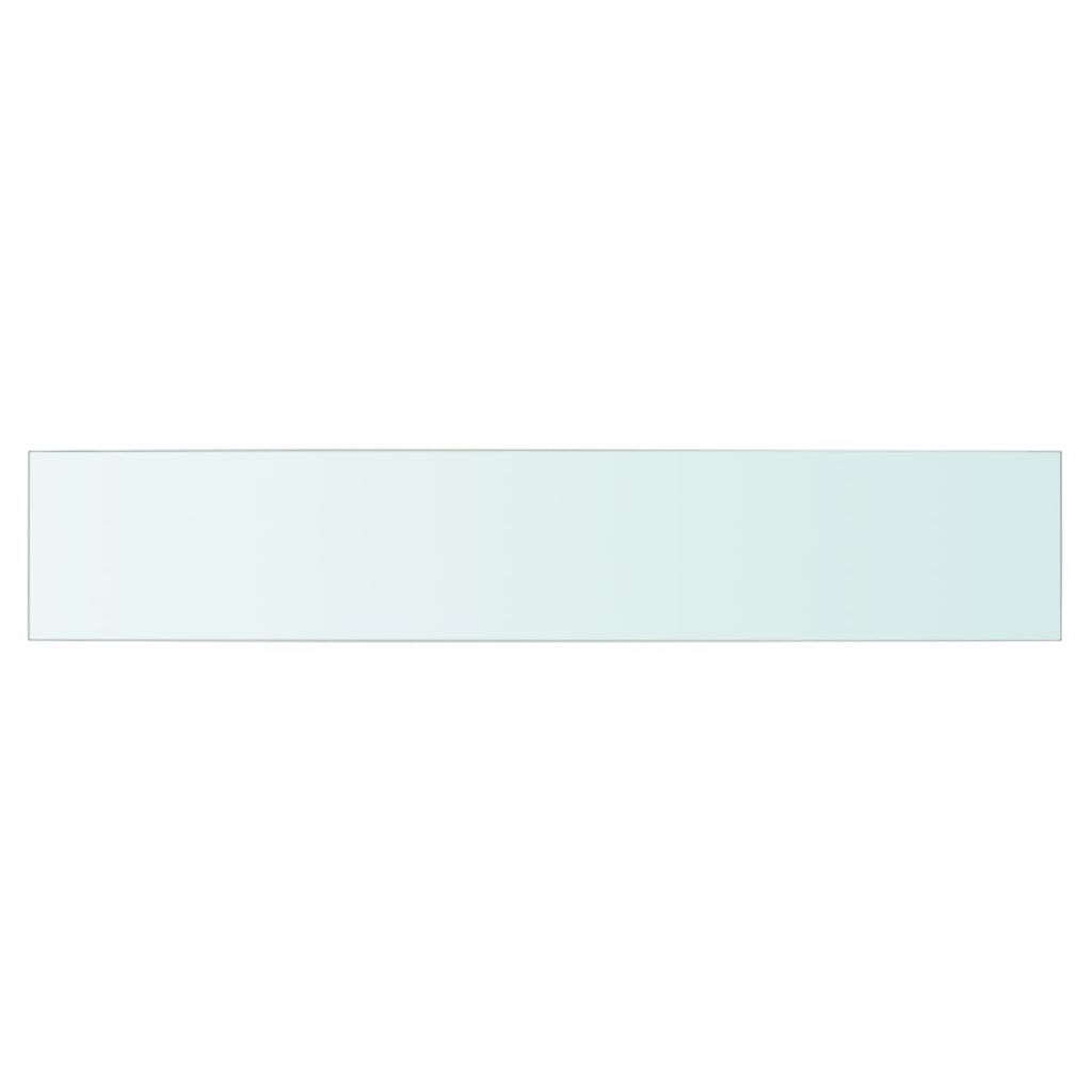 vidaXL Étagère en verre Transparent 80 cm x 15 cm Image du produit 
