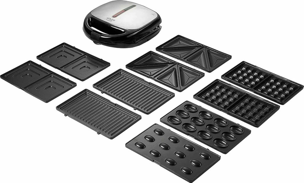 Adler | AD 3040 | Sendvičovač | 1200 W | Počet platní 5 | Obrázok produktu 