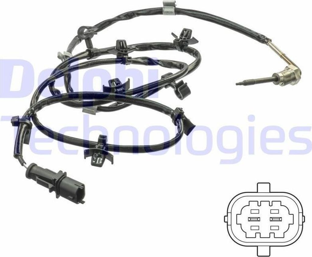 DELPHI TS30244 Abgastemperatursensor für OPEL INSIGNIA Caravan 2mm