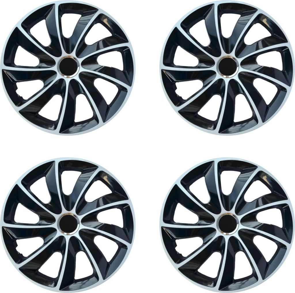 Středové kryty kol NRM STIG extra, bílé 13" palců. (4 x Obrázek produktu 4