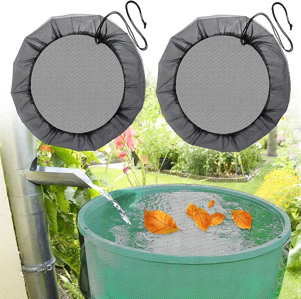 Sieť na dažďové sudy, 2ks Vysokokvalitný kryt na dažďové Obrázok produktu 