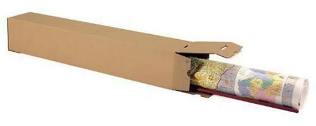 Carton antichoc à montage rapide 105x105x430mm pour envois sûrs