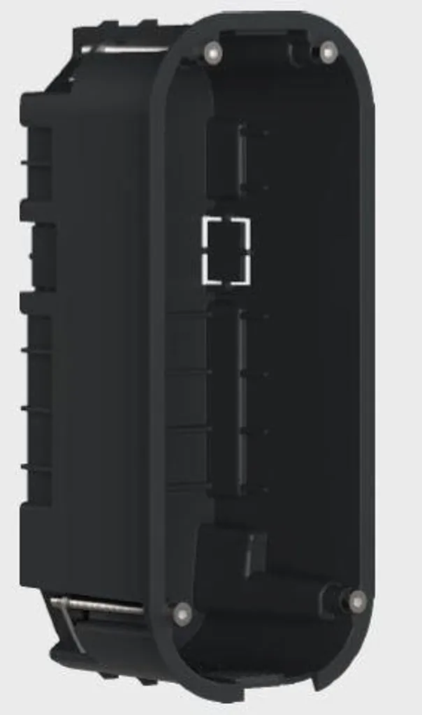 Boîtier d'encastrement noir 9158001 pour unité 2N IP One de luxe