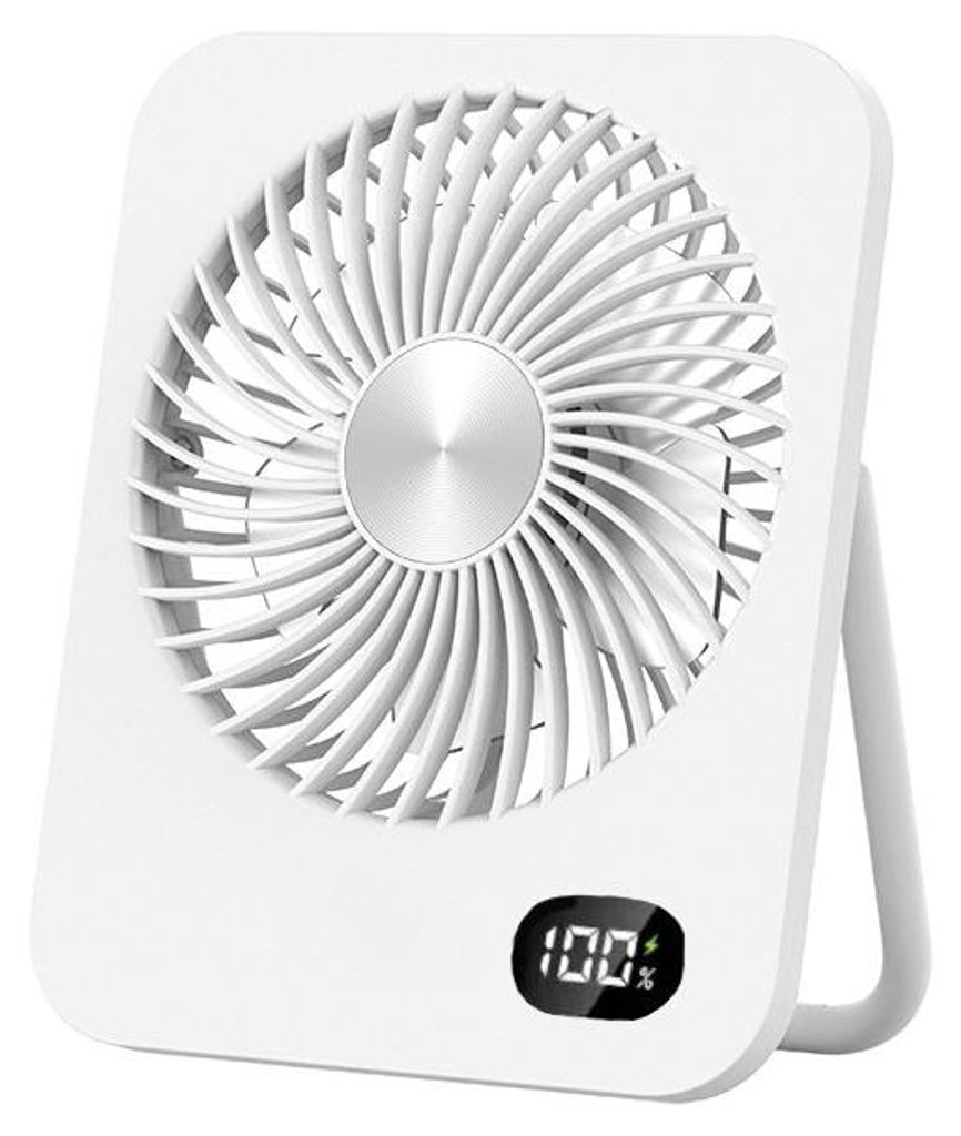 ZELURXX Tischventilator Akku 3000mAh 5 Stufen 8h Laufzeit Produktbild 