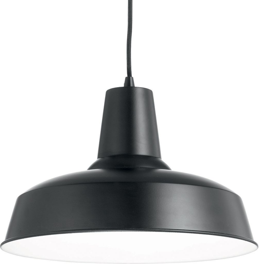 Závěsné svítidlo Industrial-Minimal Moby Metal Black 1 Obrázek produktu 