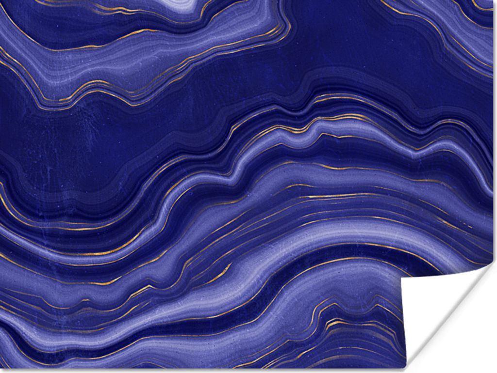 MuchoWow Poster Glitter - Achat Stein - Edelsteine 120x90 cm - Wandbild