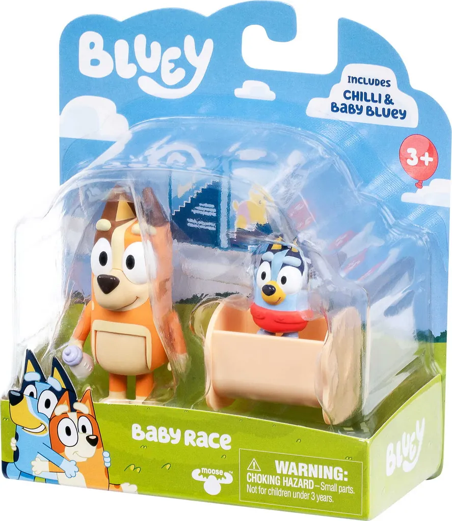 Set de 2 figurines Bluey Chilli et son bébé pour compléter votre collection