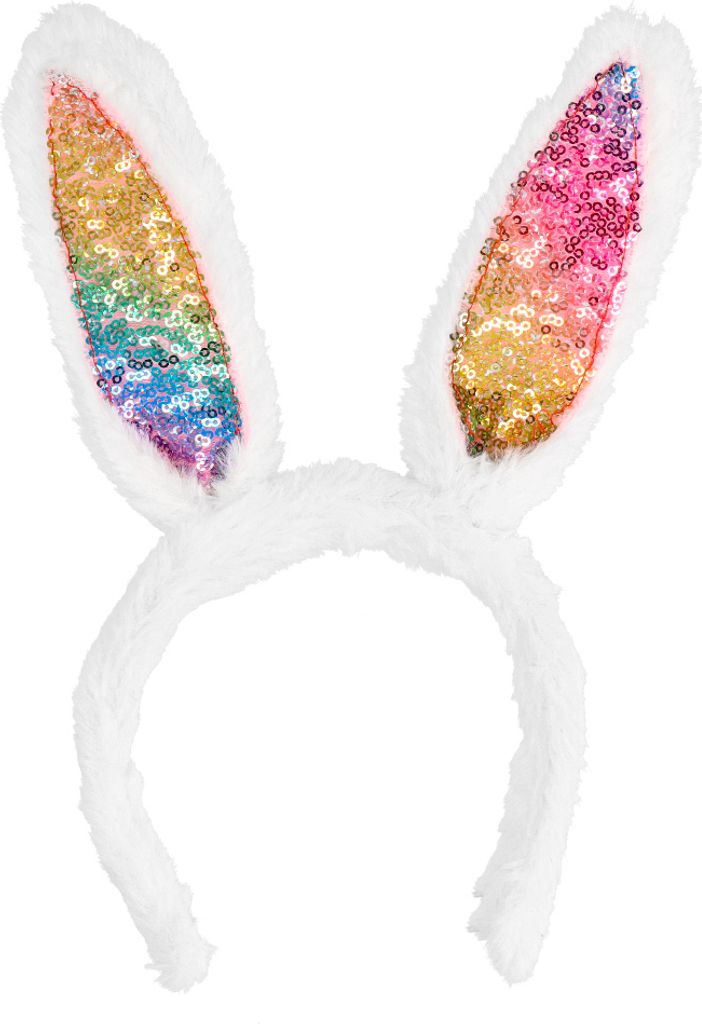 Haarreif Hase Bunny Regenbogen