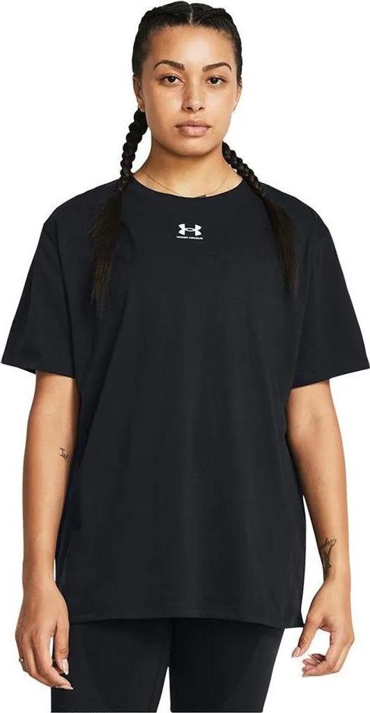 Under Armour Campus Oversize Ss - black, Größe:L