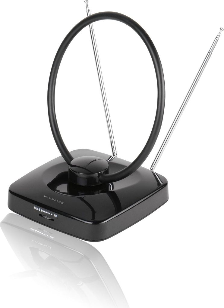 Full HD Antenne indoor, Ring Design, regelbar, LTE Filter (38884)