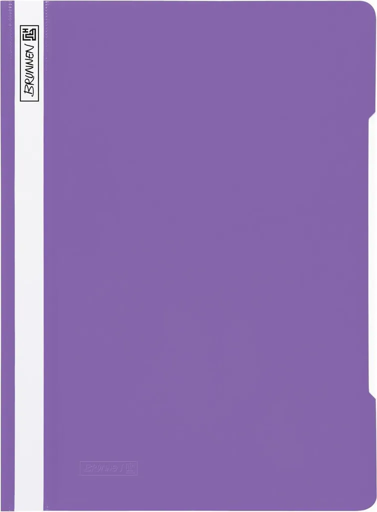 Chemise à Lamelles A4 Violette BRUNNEN pour Classement et Archivage Rapide