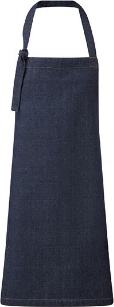 Premier Workwear PR122 | 'Regenerate' Sustainable Bib Apron - Latzschürze - Farbe: Indigo Denim (ca. Pantone 2380C) - Größe: 86 x 72 cm