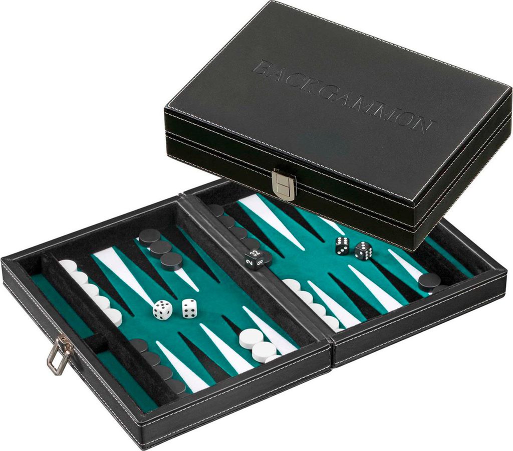 Philos Backgammon Tinos klein grün 23x16,5cm Obrázek produktu 