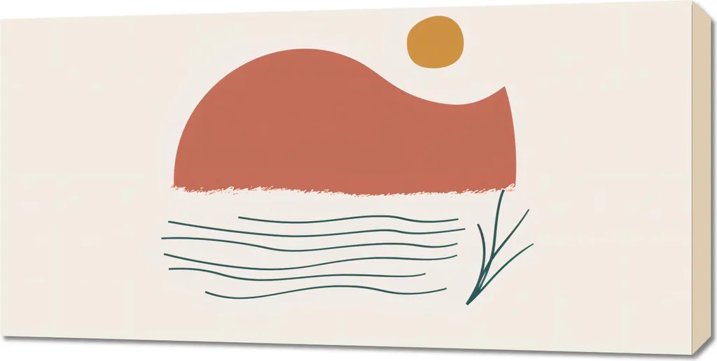 Serenata al tramonto 100x50cm - Quadro su Tela per Camera da Letto