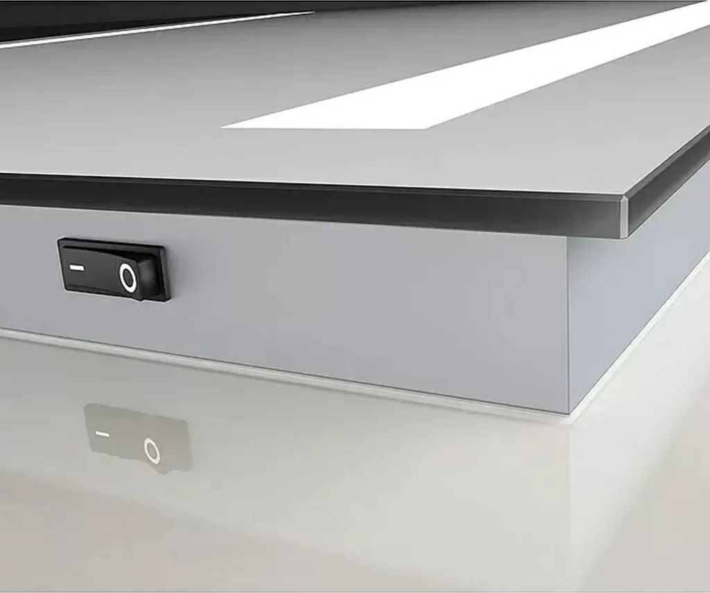 Miroir Silver Dream 80x60 cm avec éclairage LED et interrupteur intégré