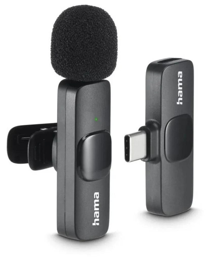 Hama Smart Wireless, Lavalier-/Aufsteckmikrofon, -38 dB, 80 Produktbild 