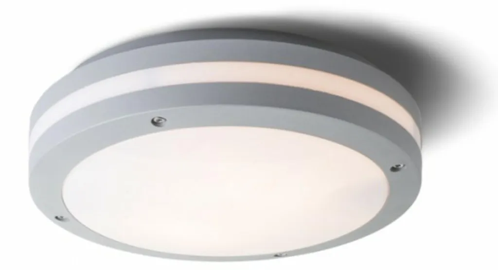 Luminaire étanche Sonya 30 gris argenté IP54 Rendl E27 230V 2x18W