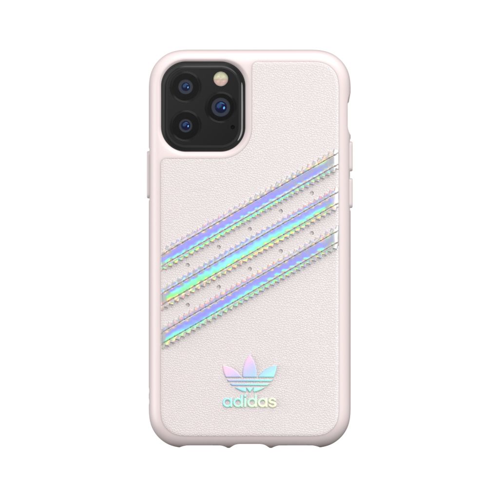 adidas OR Moulded Woman iPhone 11 Pro Hülle Hardcase Backcover Stoßfest - Orchid Tint/Holographic