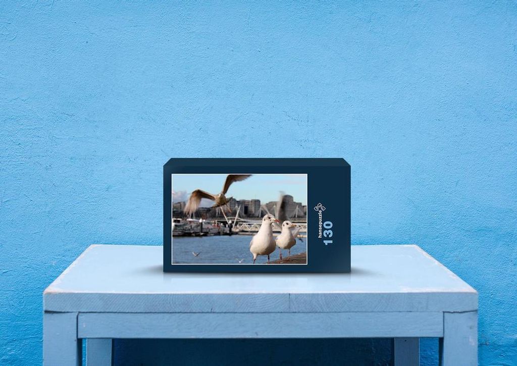 hansepuzzle 56412 - Vogel Puzzle, 130 Teile, Tierwelt, 28,7 x 20,0cm mit hochwertiger Aufbewahrung, Kartonbox und wiederverschließbarem Beutel