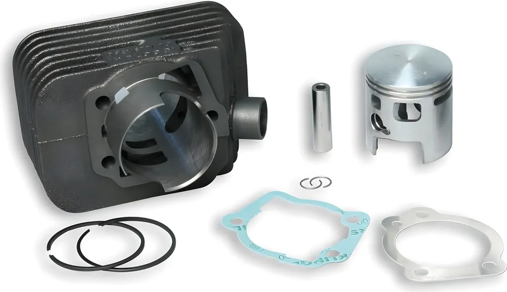 Cylindre Malossi 70cc Fonte Ø 10mm Grande Résistance pour Piaggio Ciao