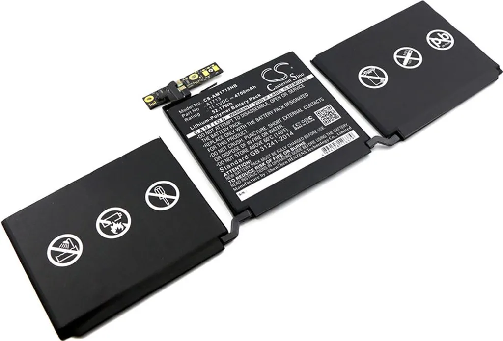 Batterie de rechange Lithium-Polymère pour Apple MacBook Pro 13,3 pouces