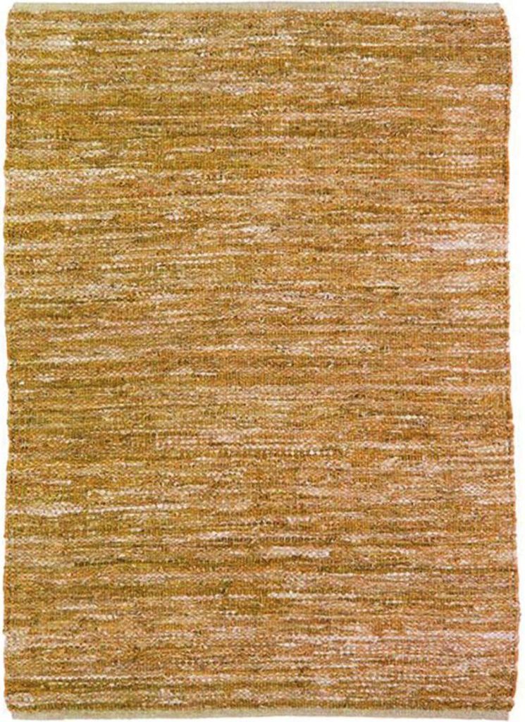 Żółty tkany dywan skórzany 160x230 Zdjęcie produktu 
