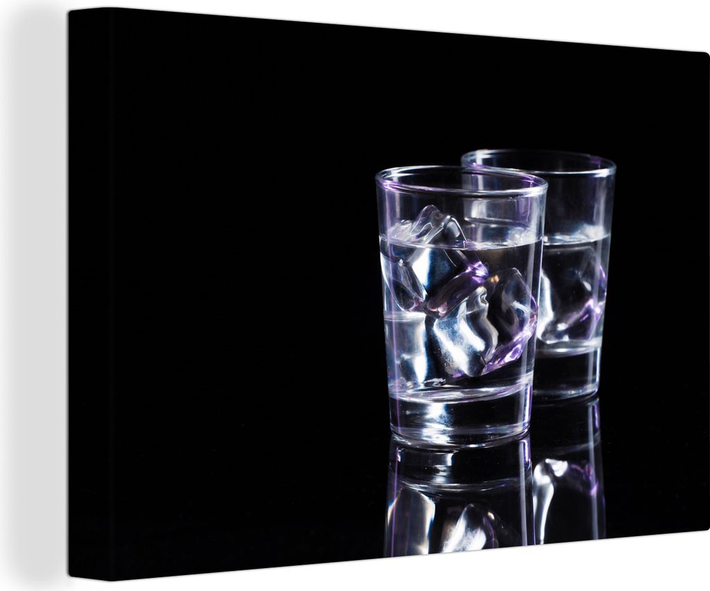 OneMillionCanvasses - Leinwandbilder - 140x90 cm, Alkohol - Gläser - Getränke, Wandbilder Kunstdruck Wanddekoration - Foto auf Leinwand - Gemä...