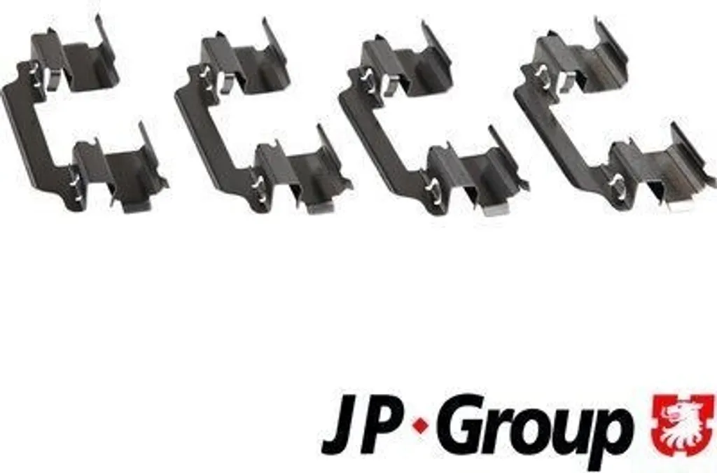 Lot de 4 ressorts de maintien plaquettes avant pour Mercedes S204 et W204
