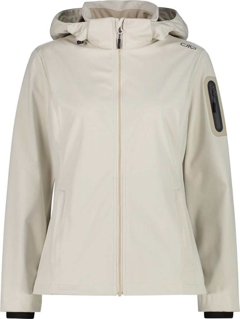 Cmp Woman Jacket Zip Hood Vaniglia Vaniglia 46