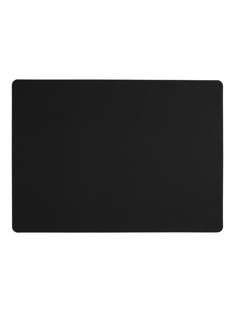 ASA Selection soft leather Tischset, Platzset, Platzdecke, Platzmatte, Untersetzer, PU, 46 x 33 cm, Charcoal / Schwarz, 78550076