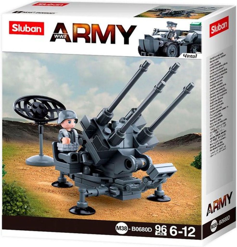 Sluban M38-B0680D - Konstruktionsspielzeug - German Army Produktbild 