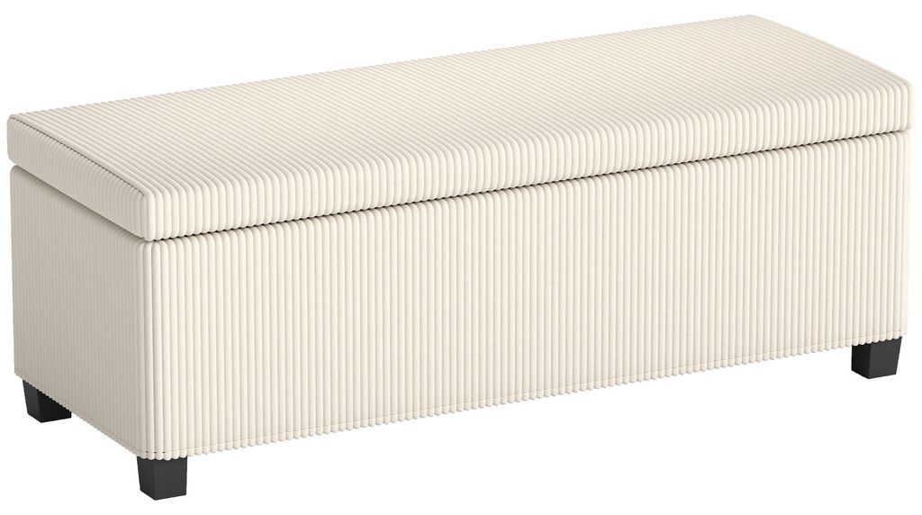 HOMCOM Lavica s úložným priestorom Čalúnená lavica s Obrázok produktu 