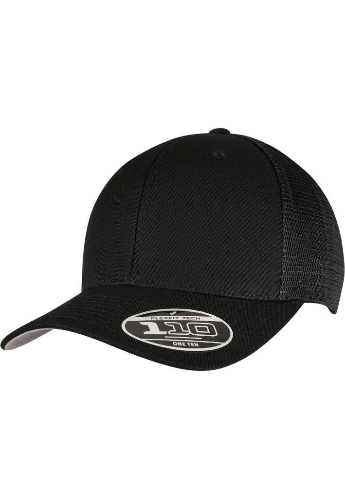 FLEXFIT 110M | 110 Mesh Cap - Farbe: Black - Größe: One Size