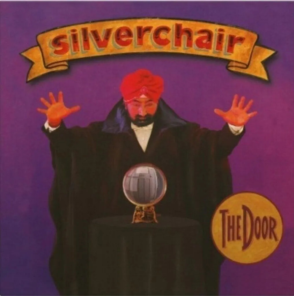 Vinyle 180g Silverchair Door édition numérotée rose et violet marbré
