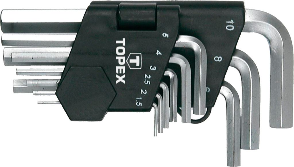 Sechskantschlüssel 1,5-10 mm, 9er-Set