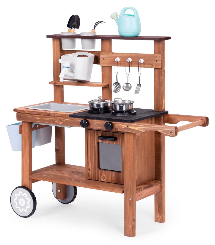ECOTOYS TL814004 Dětská venkovní kuchyňka z jedlového dřeva Obrázek produktu 
