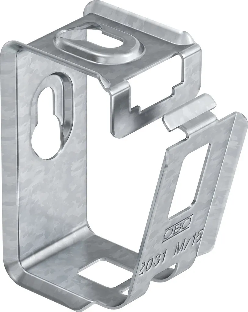 Staffa Collettiva OBO Grip 15 Pezzi Cavi NYM 3x1,5 Acciaio Zincato