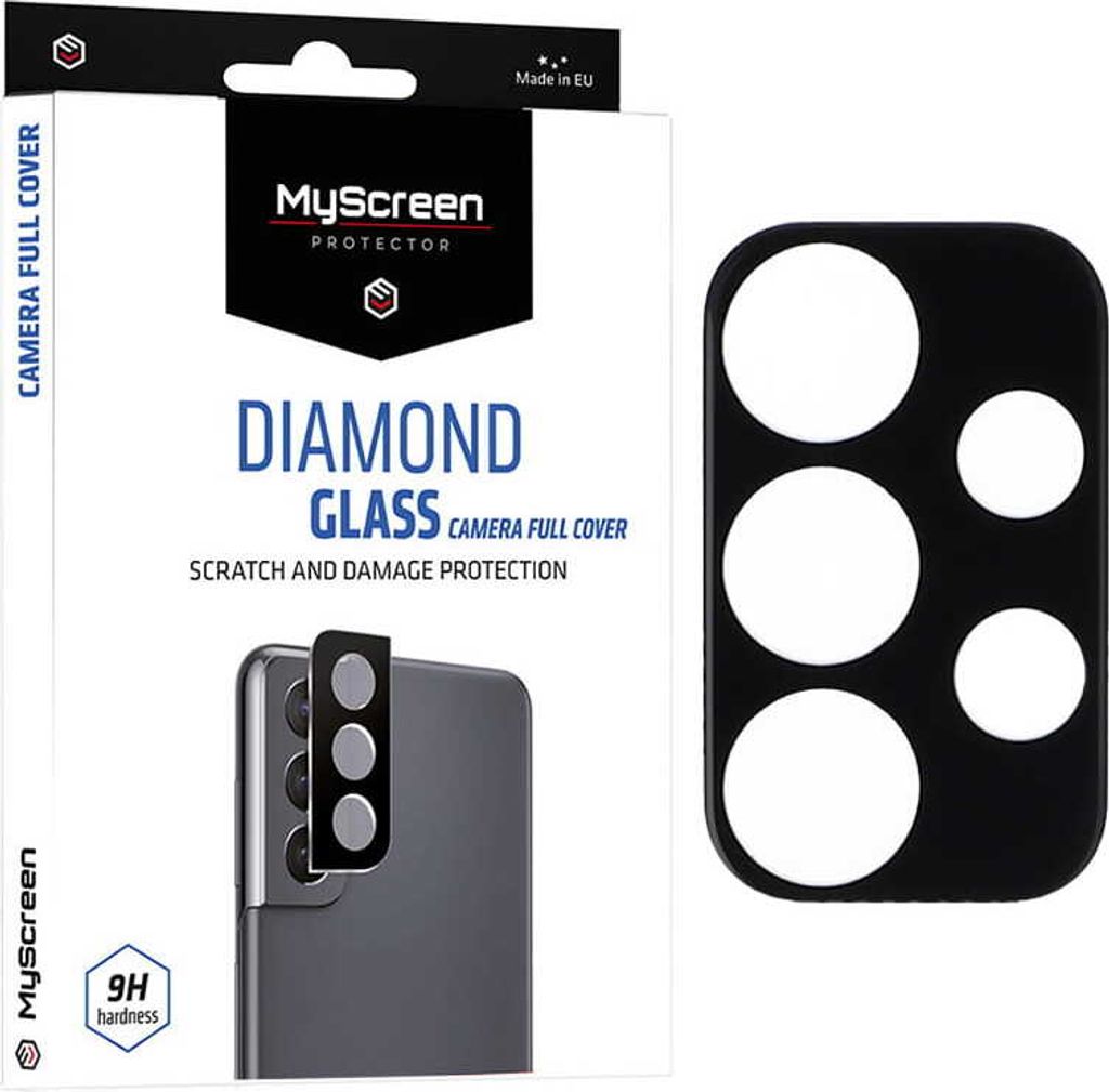 MyScreen Diamond Glass Kamera-Vollabdeckung Schwarz