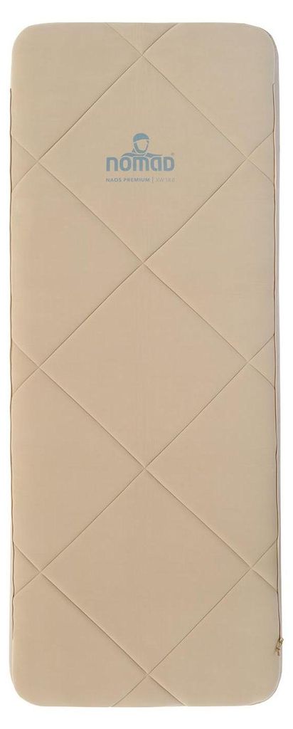 Nomad Naos Premium XW 18.0 Isomatte (203 x 77 x 18 cm / isoliert bis -49°C) dark sand
