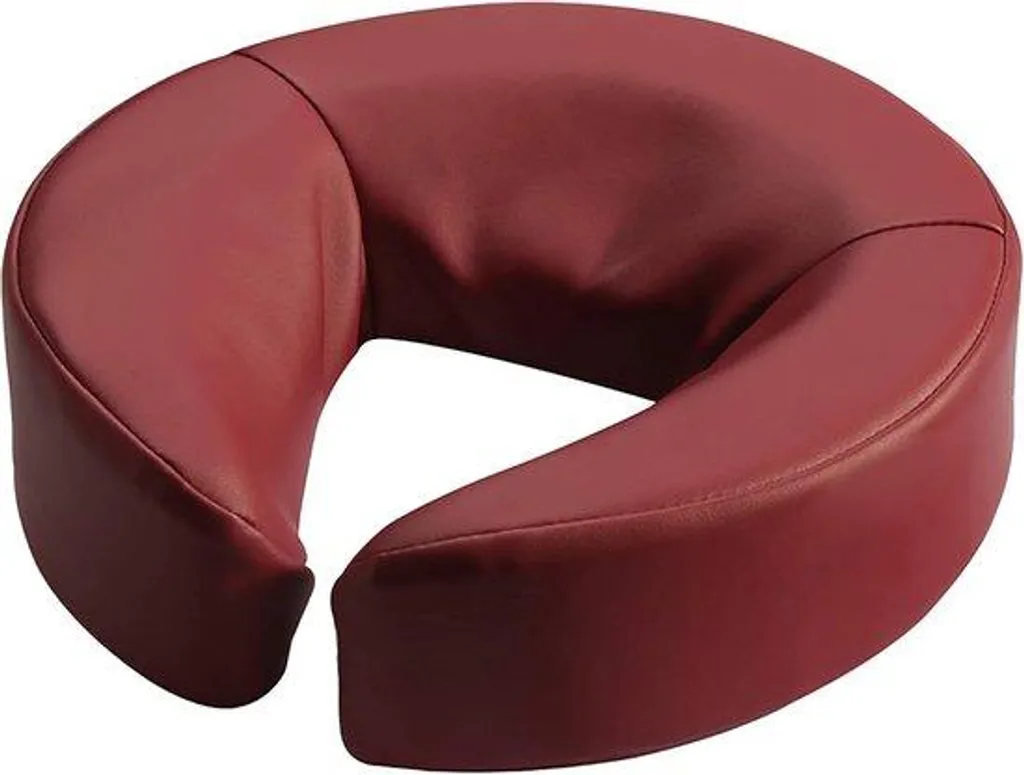 Coussin facial bordeaux pour fauteuil - Mousse à mémoire de forme